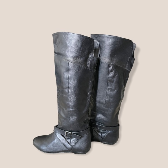 Chinese Laundry Black Riding Boots 5.5 Solid Black - Picture 3 of 5